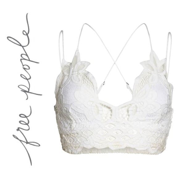 New White Intimately FP Adella Longline Bralette - Picture 4 of 8